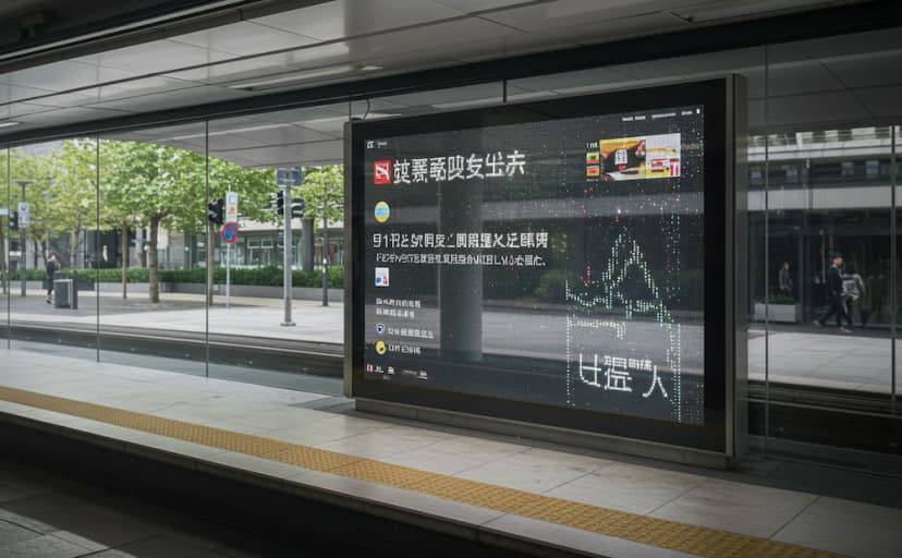 公共交通機関の案内板